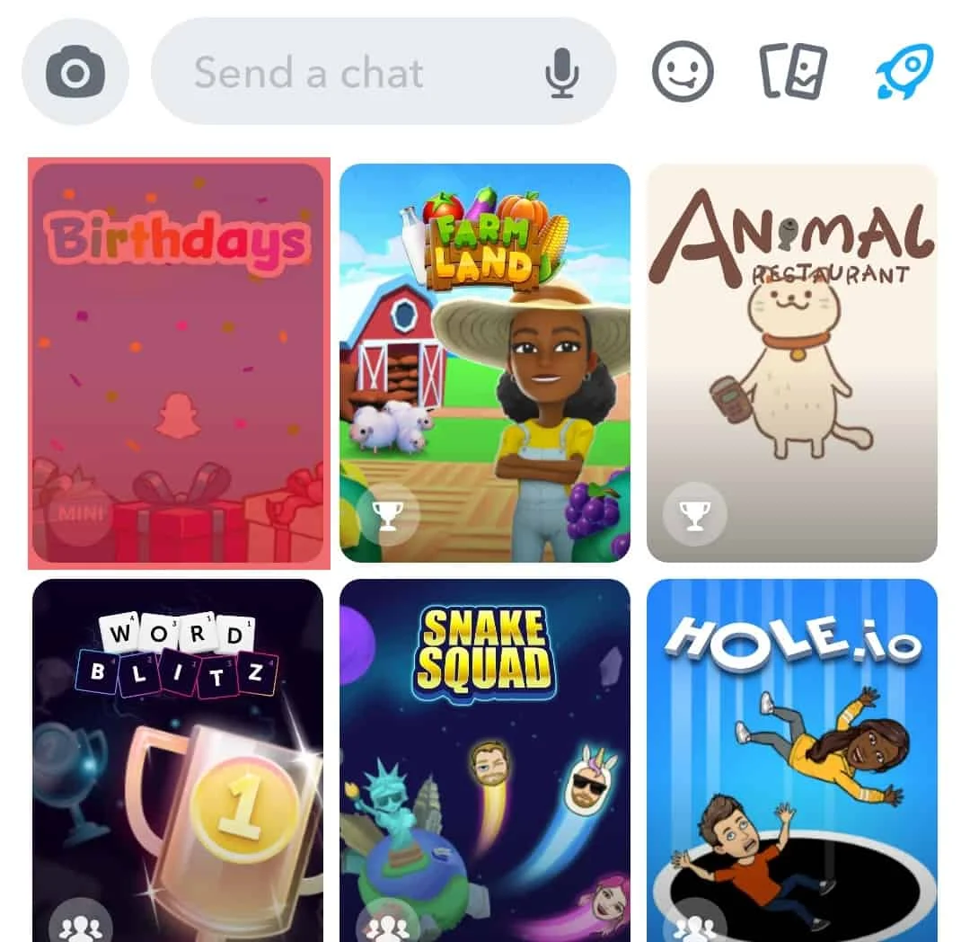 How to view upcoming birthdays on snapchat using Android devices.