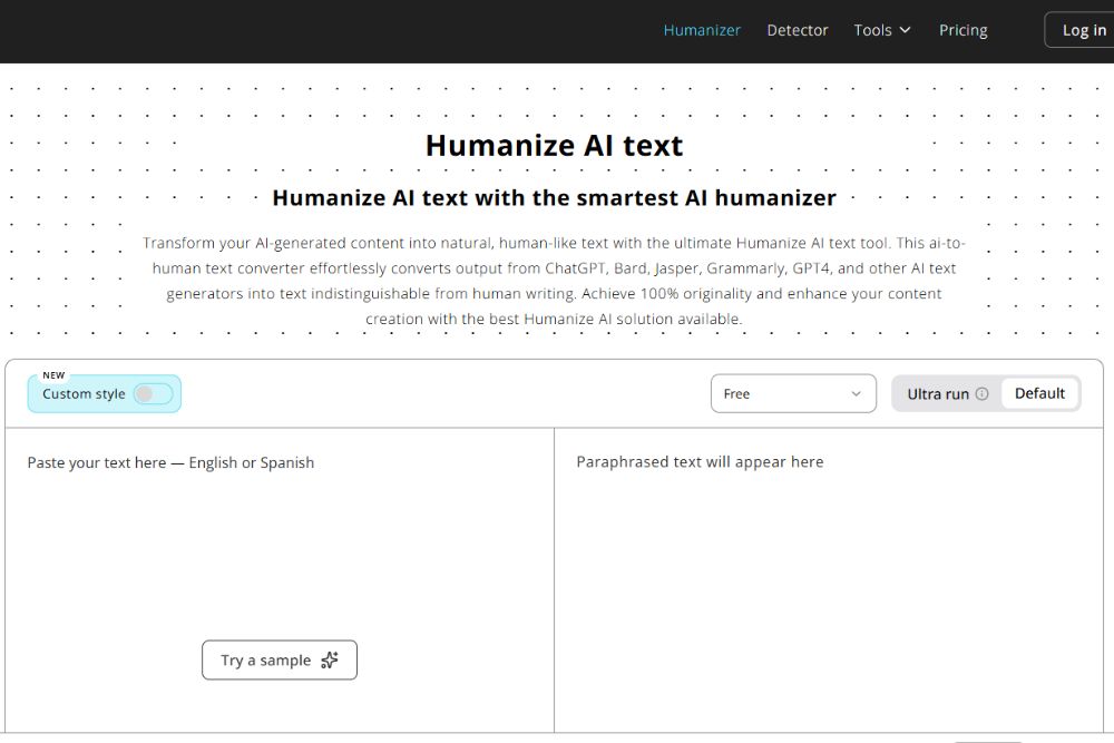 Humanize AI screenshot