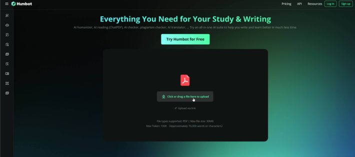 Humbot AI screenshot
