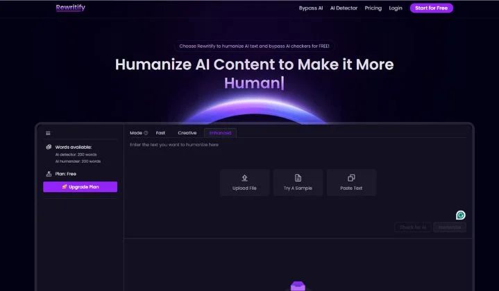 Rewritify AI screenshot