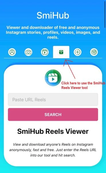 How To Use SmiHub Reels Viewer Tool For New User? 4 How To Use SmiHub Reels Viewer Tool For New User?-3