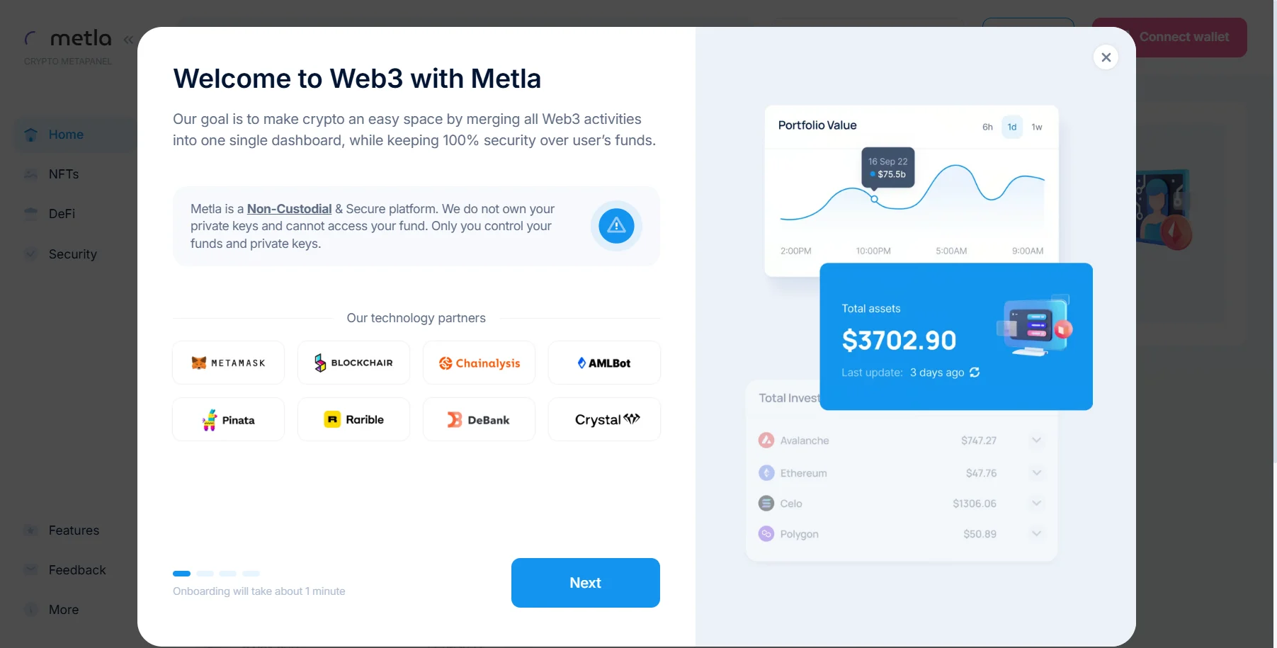 Metla – White Label Crypto Platform screenshot