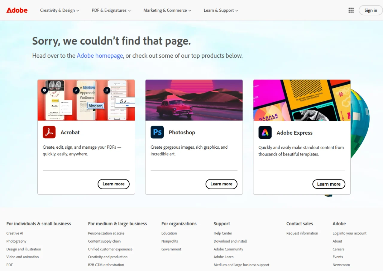 Adobe Learning Manager screenshot