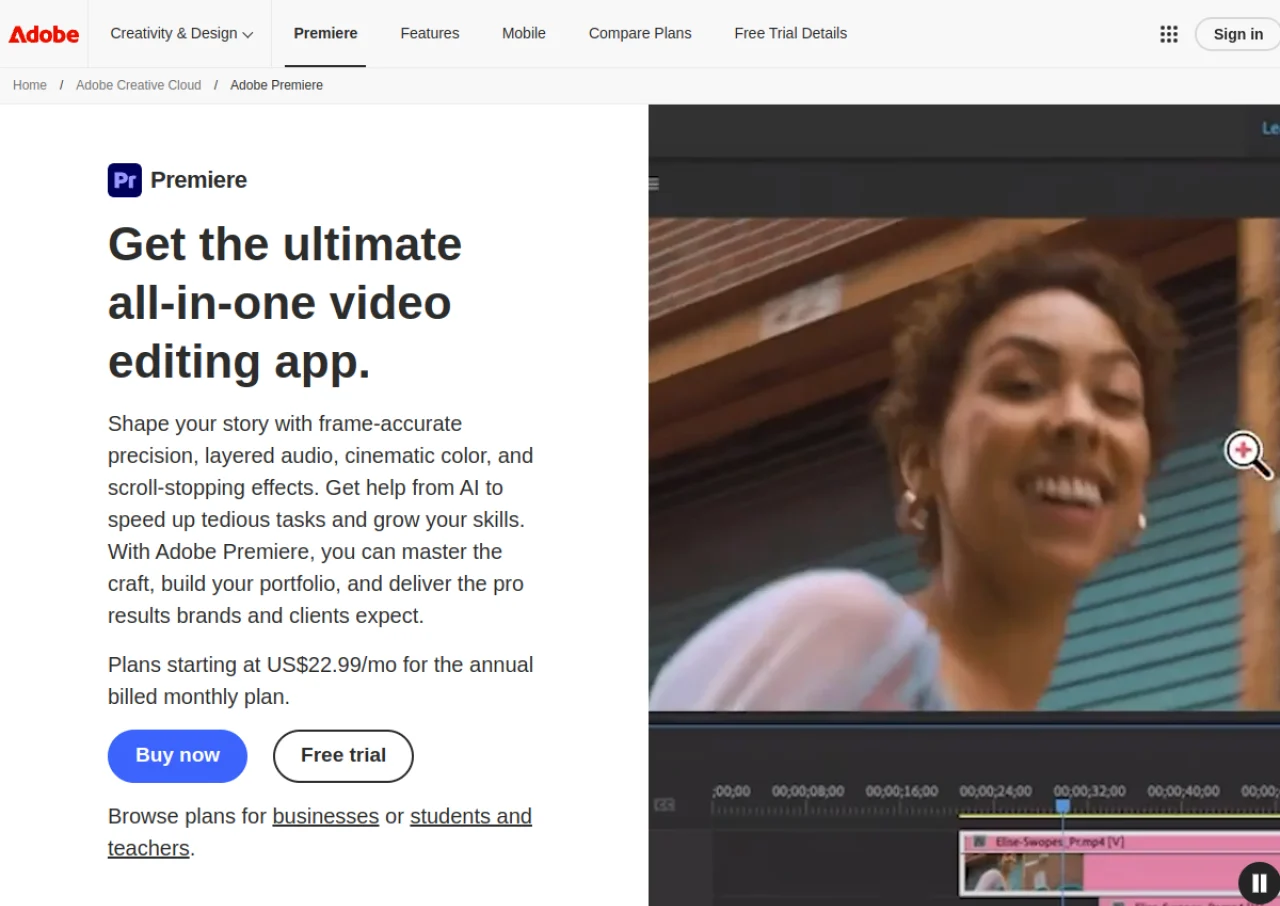 Adobe Premiere Pro screenshot