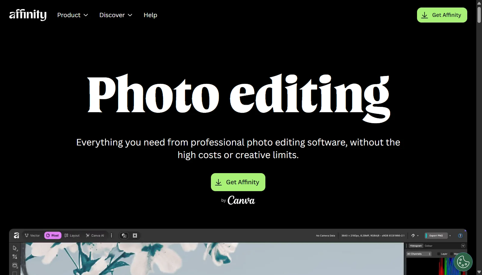 Affinity Photo screenshot