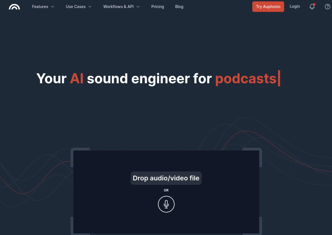 Auphonic screenshot