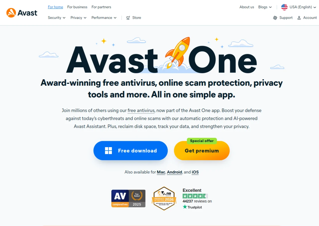 Avast screenshot