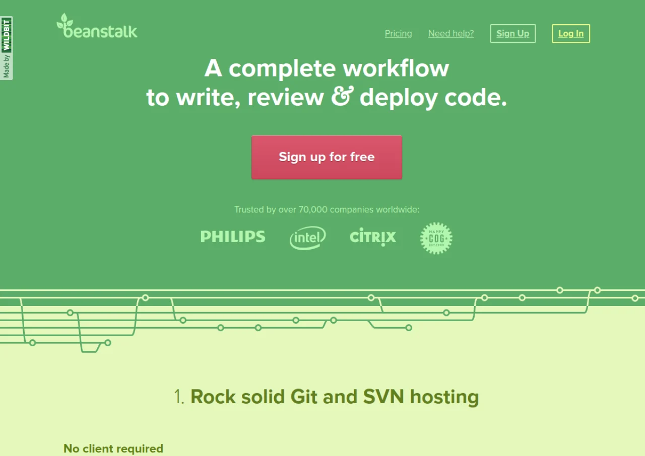 Beanstalk screenshot