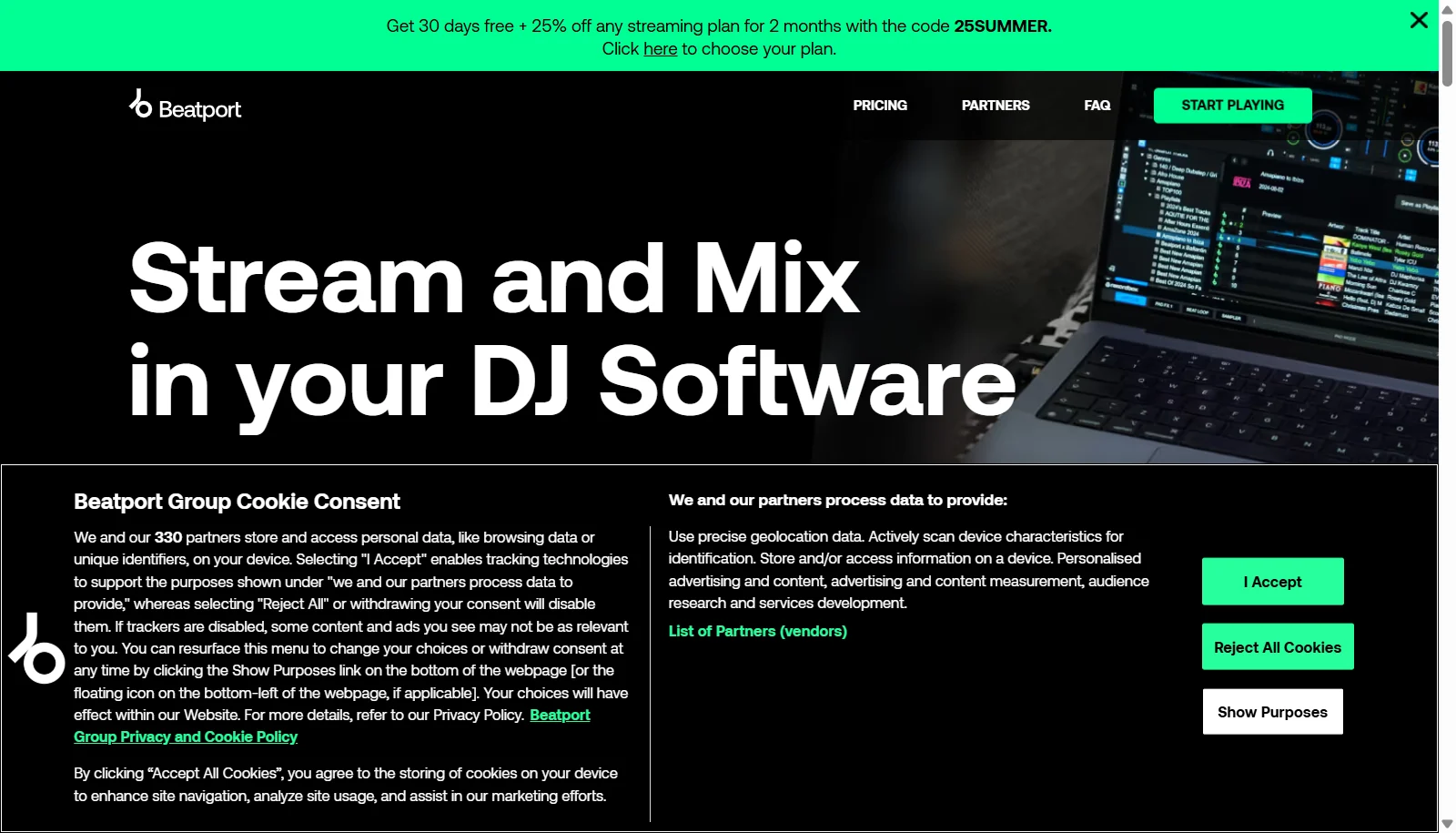 Beatport LINK screenshot