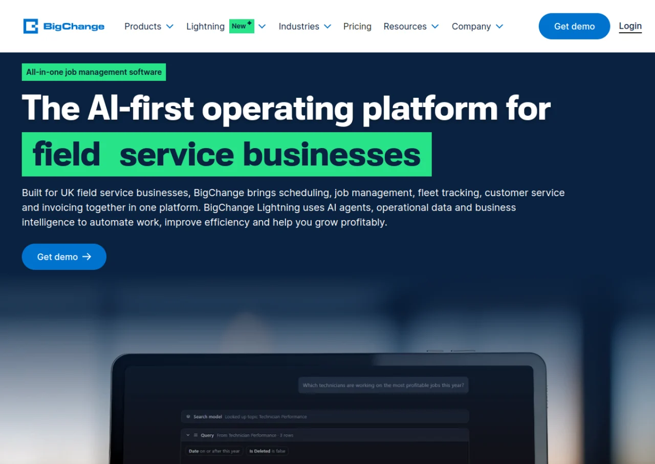 BigChange screenshot