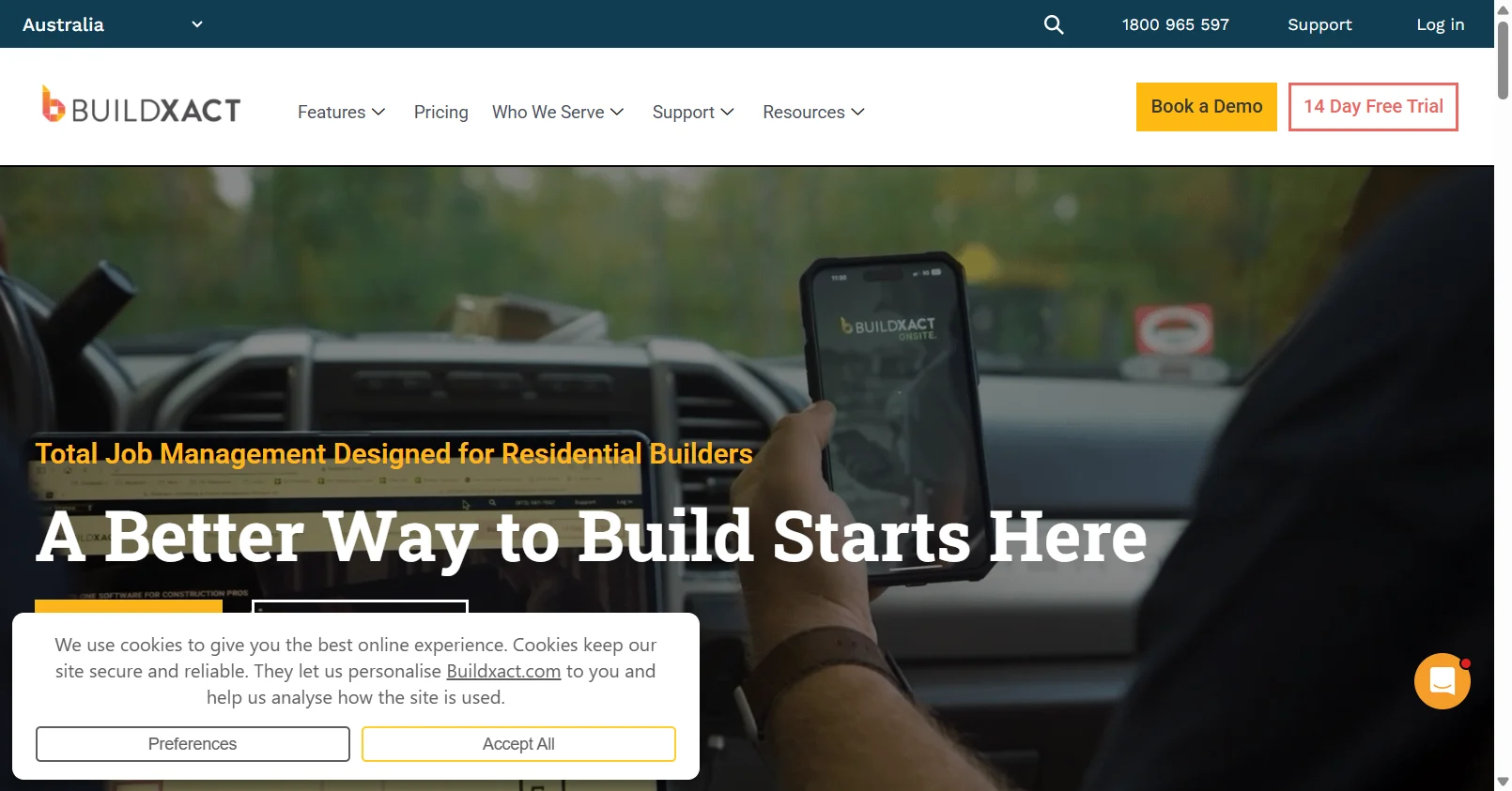 Buildxact screenshot