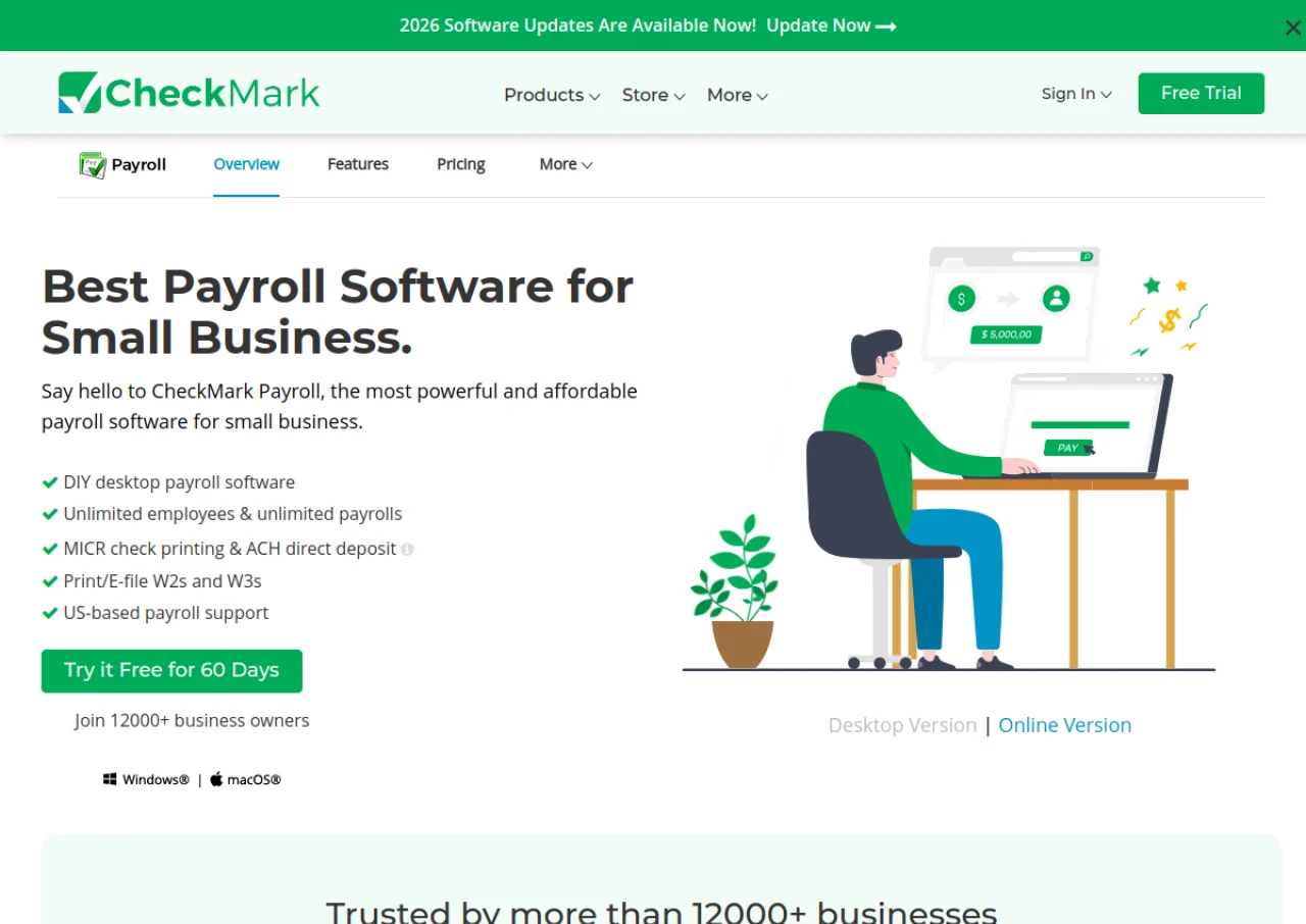 CheckMark Payroll screenshot
