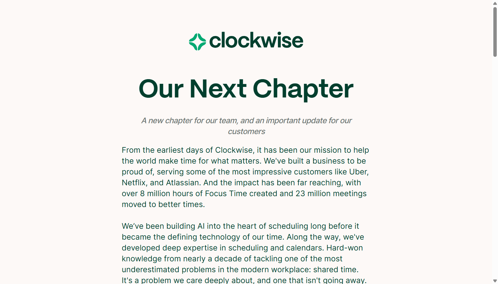 Clockwise screenshot
