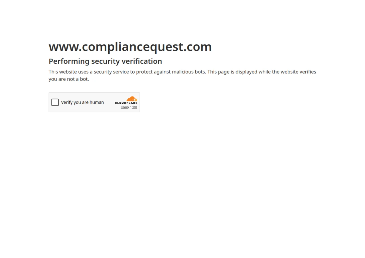 ComplianceQuest screenshot
