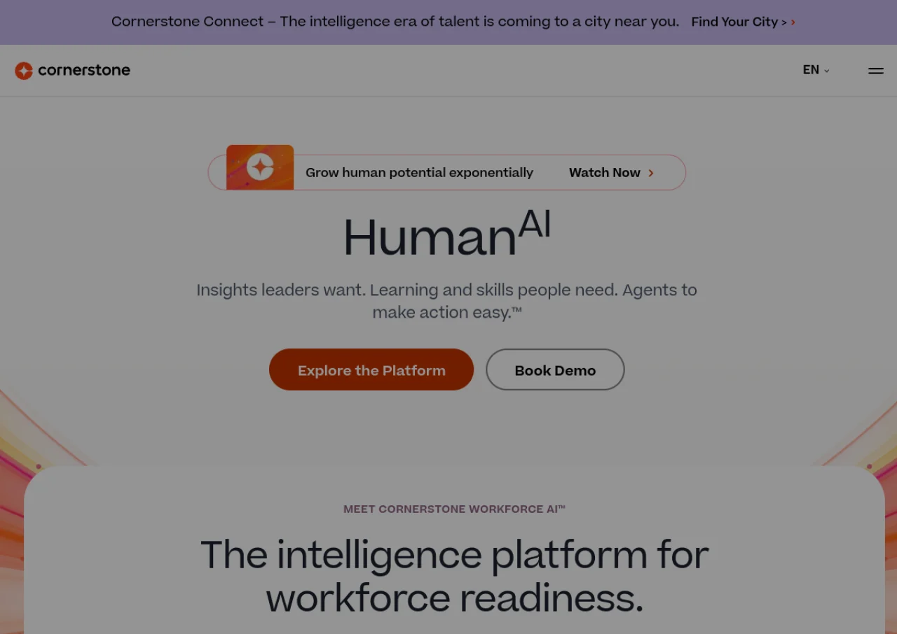 Cornerstone Learning screenshot