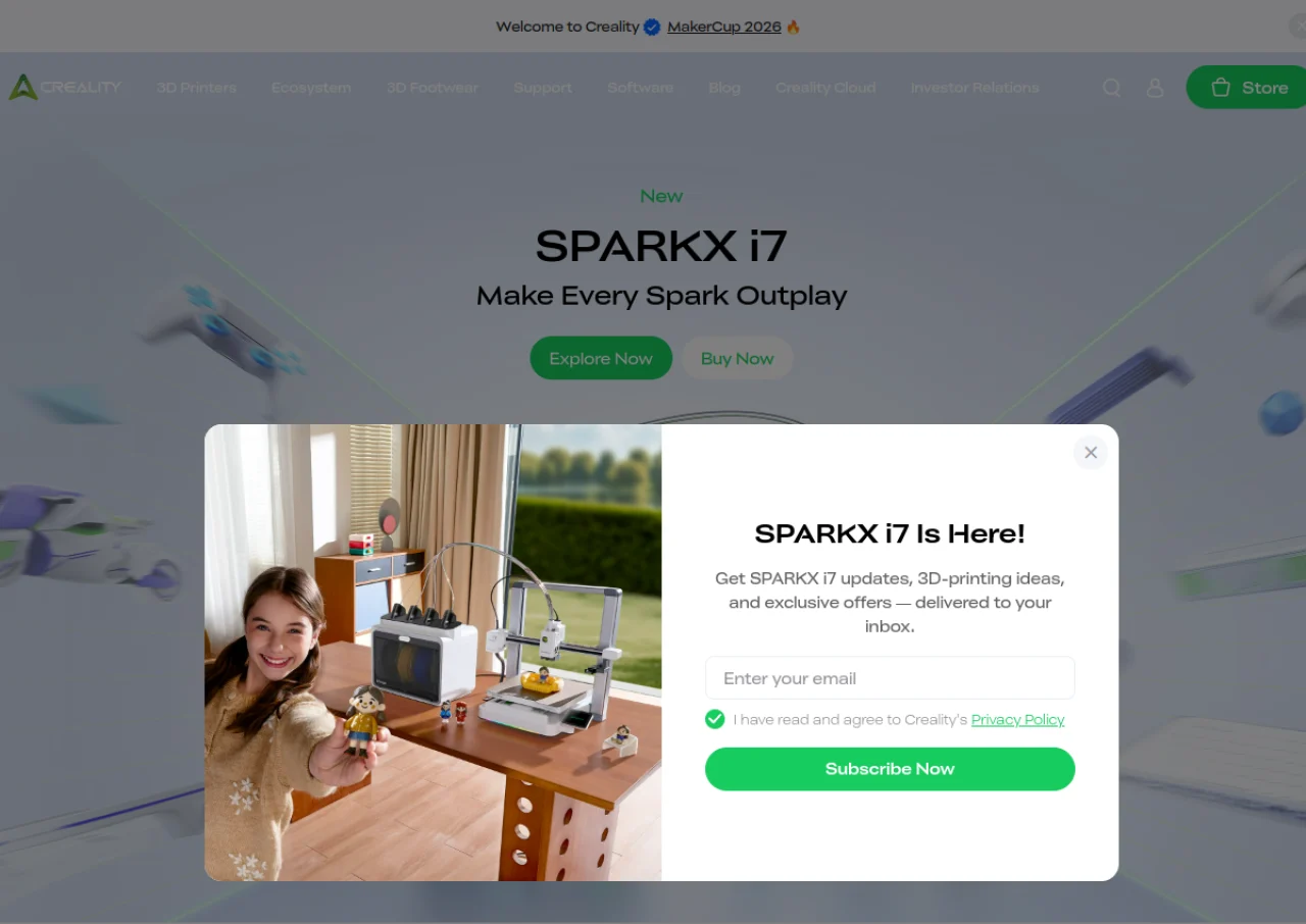 Creality screenshot
