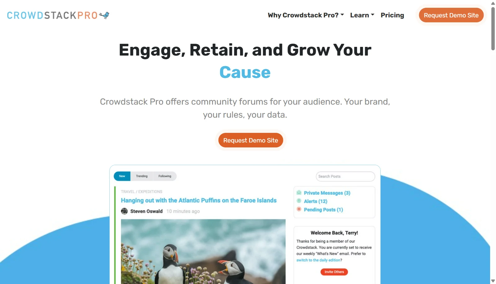 Crowdstack screenshot