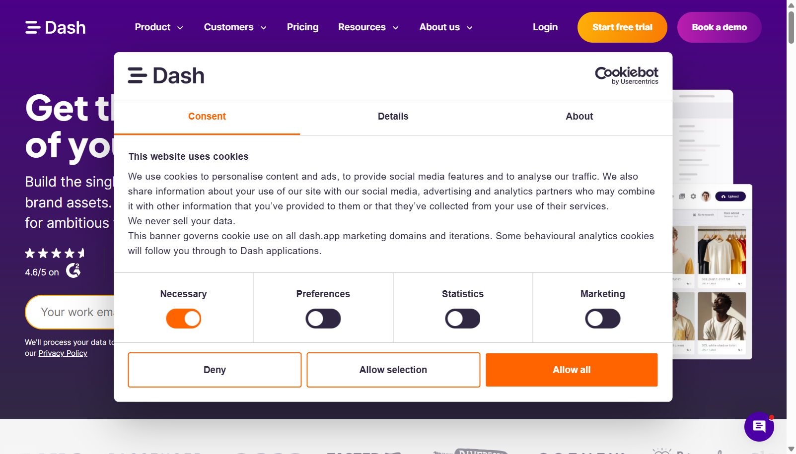 Dash (Bright) screenshot