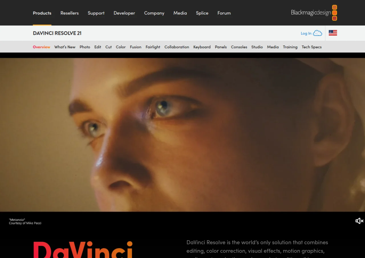 DaVinci Resolve screenshot