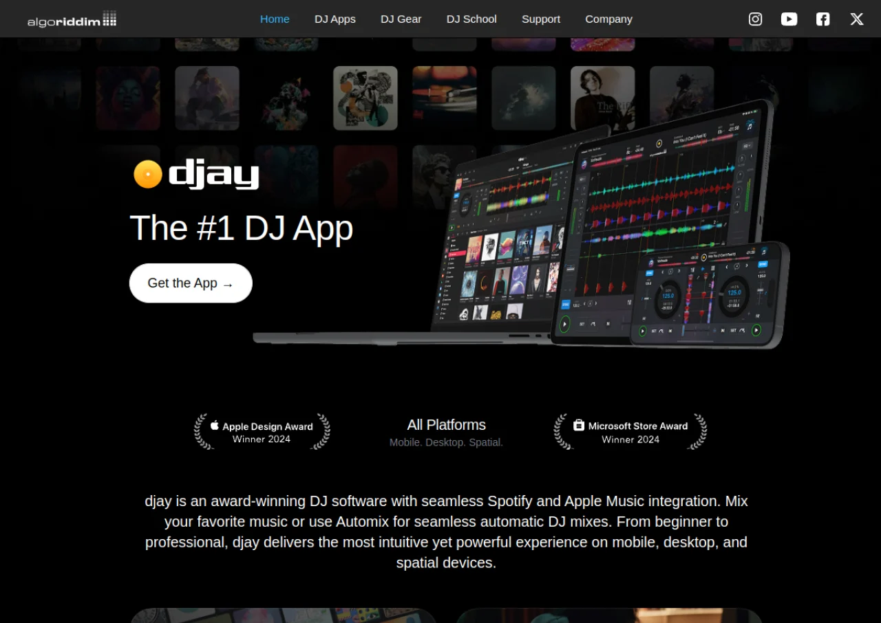 djay Pro (Algoriddim) screenshot