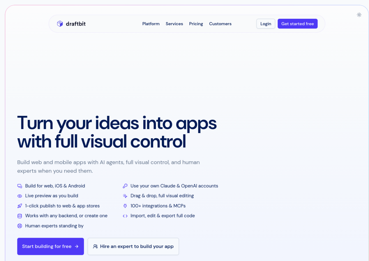 Draftbit screenshot