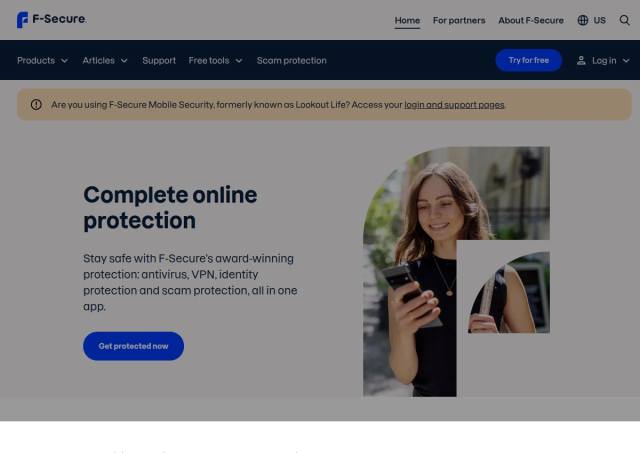 F-Secure screenshot