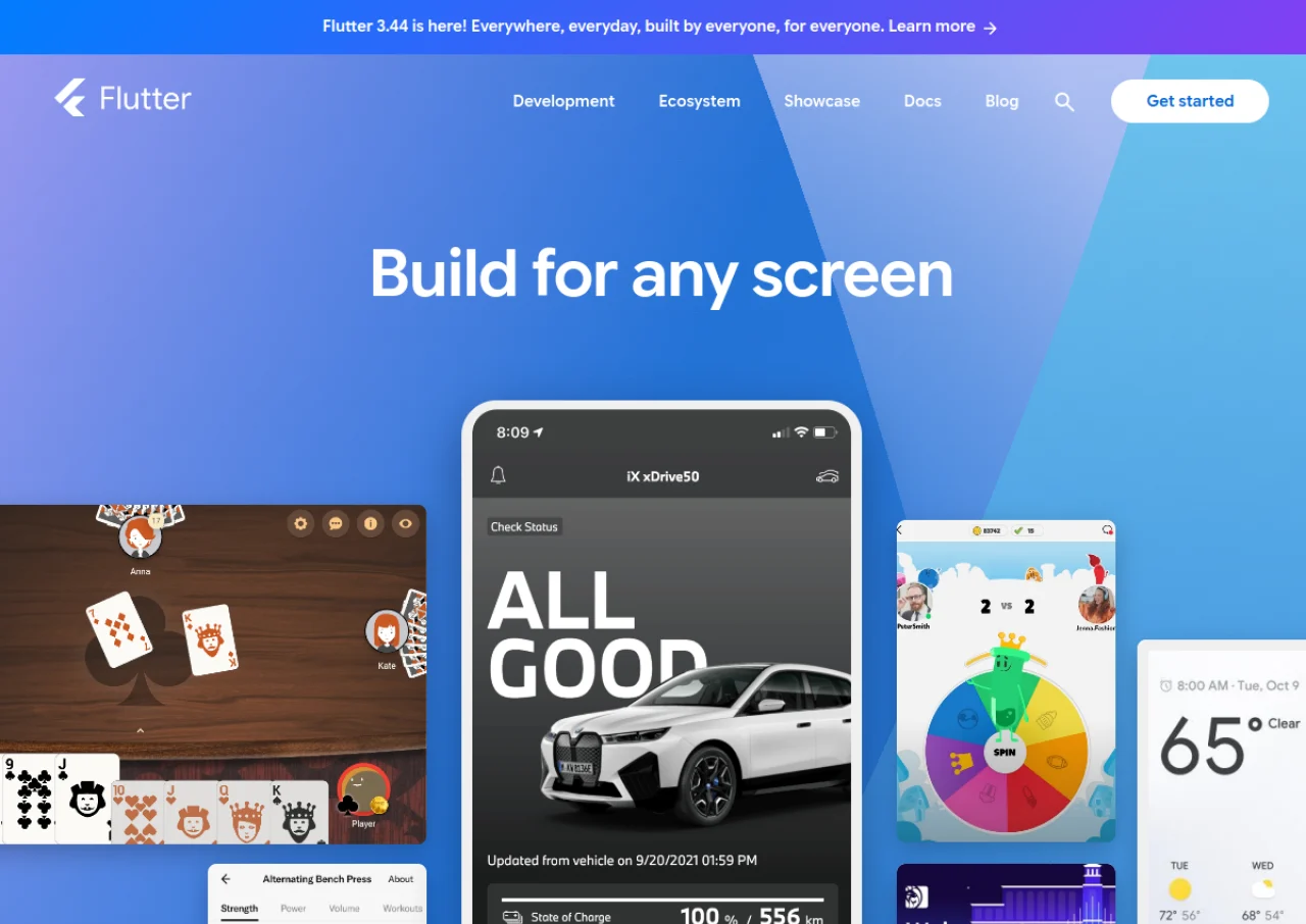 Flutter screenshot