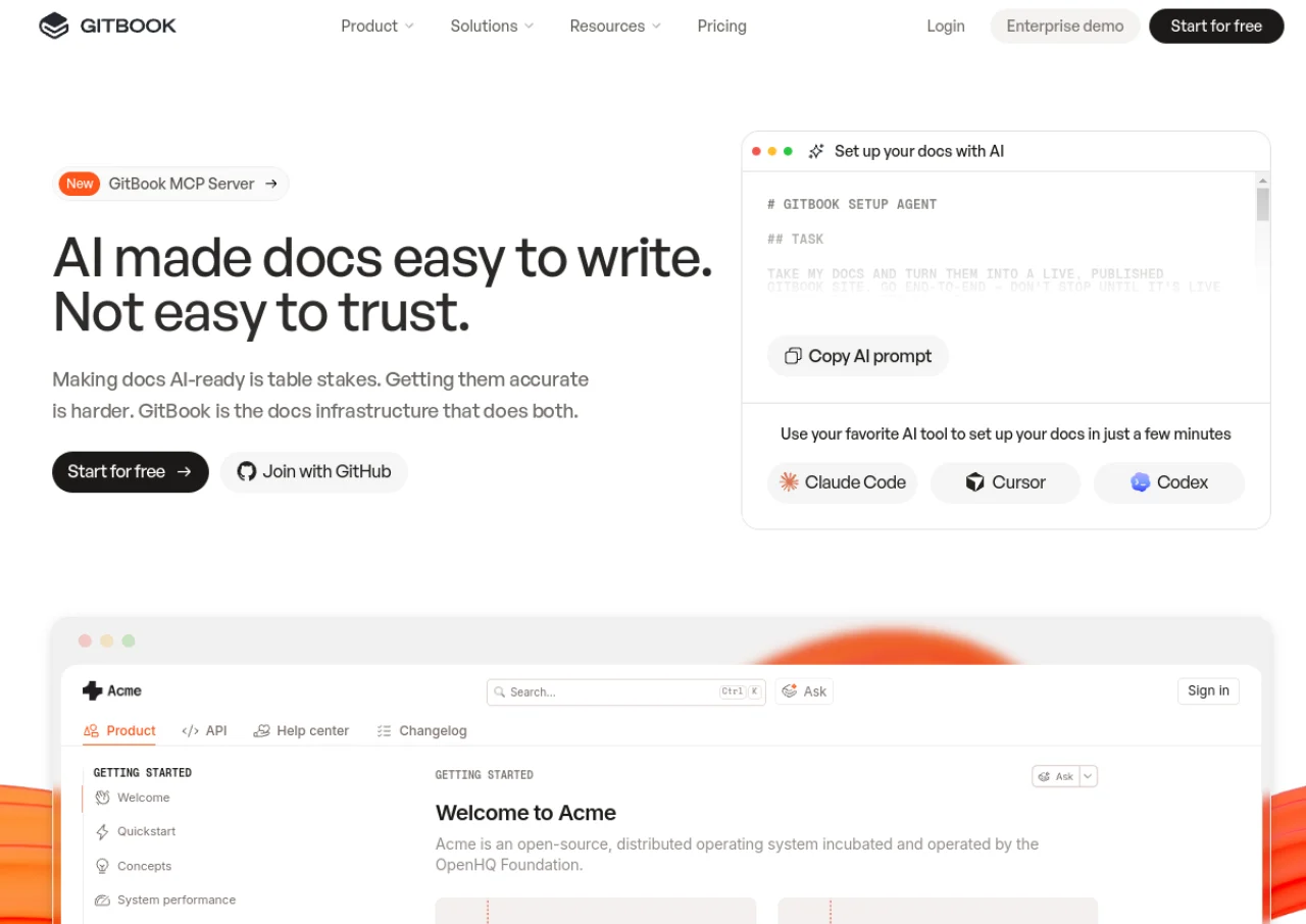 GitBook screenshot