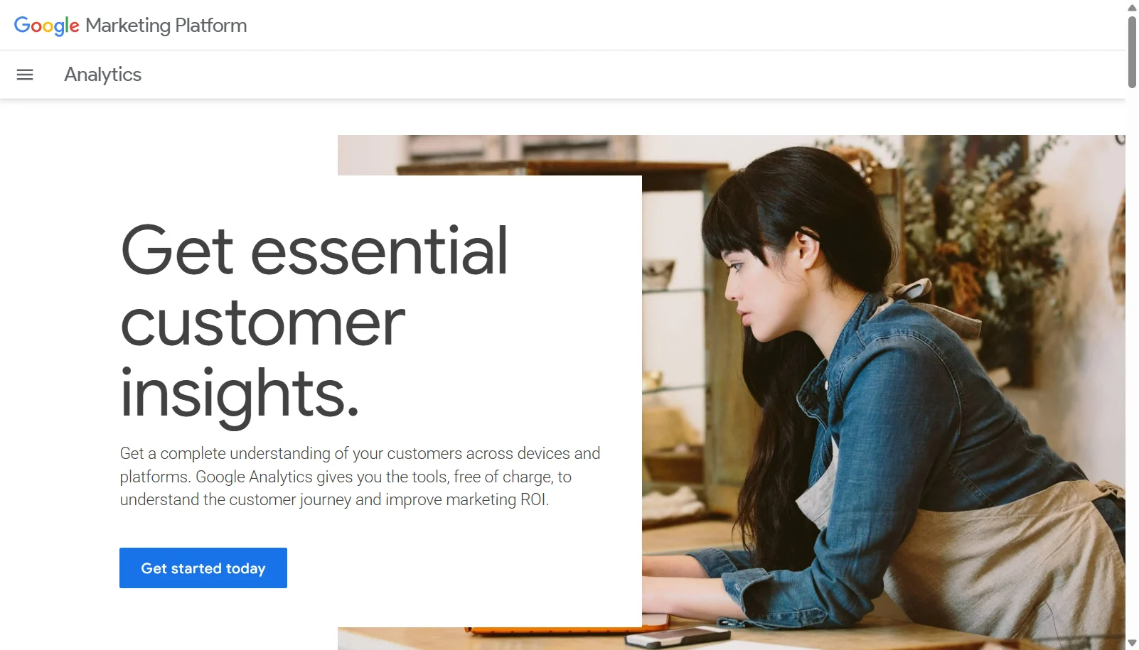 Google Analytics screenshot