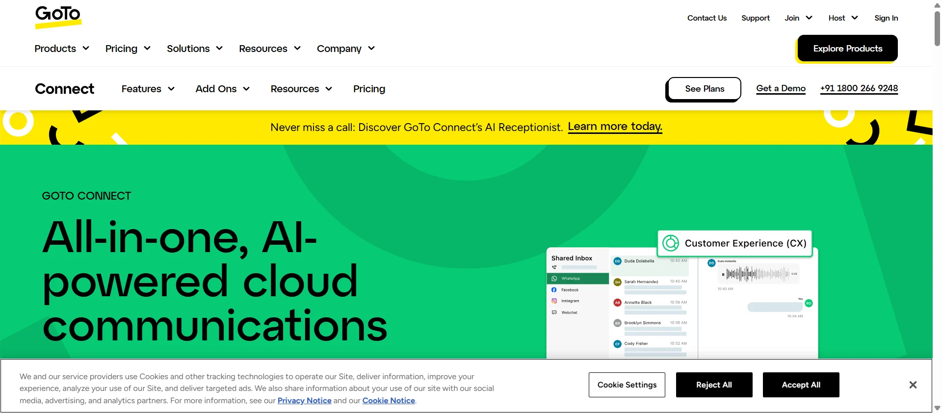 GoTo Connect screenshot