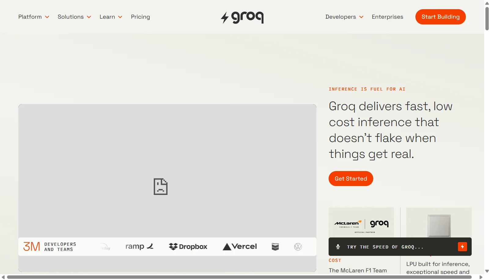 Groq screenshot