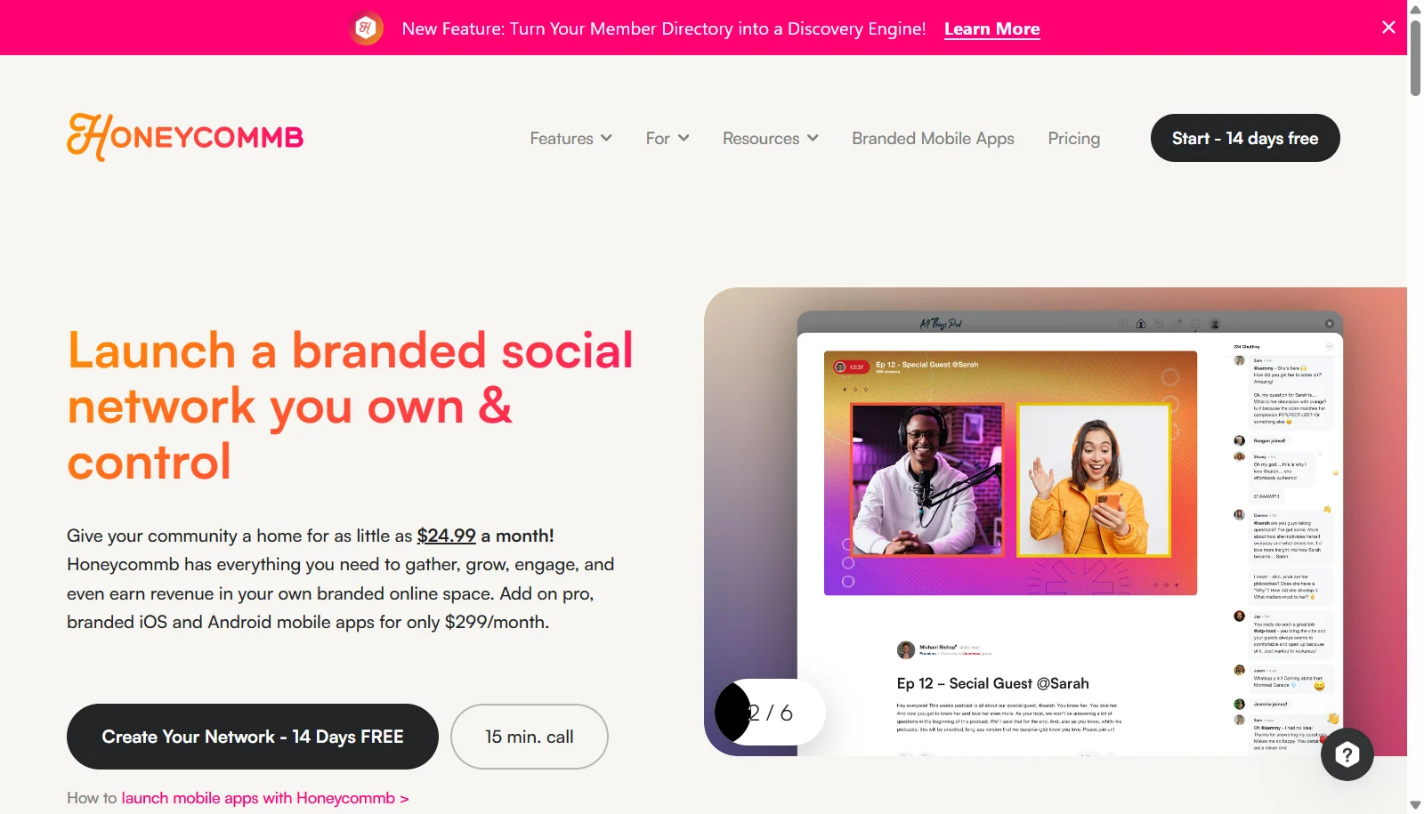 Honeycommb screenshot