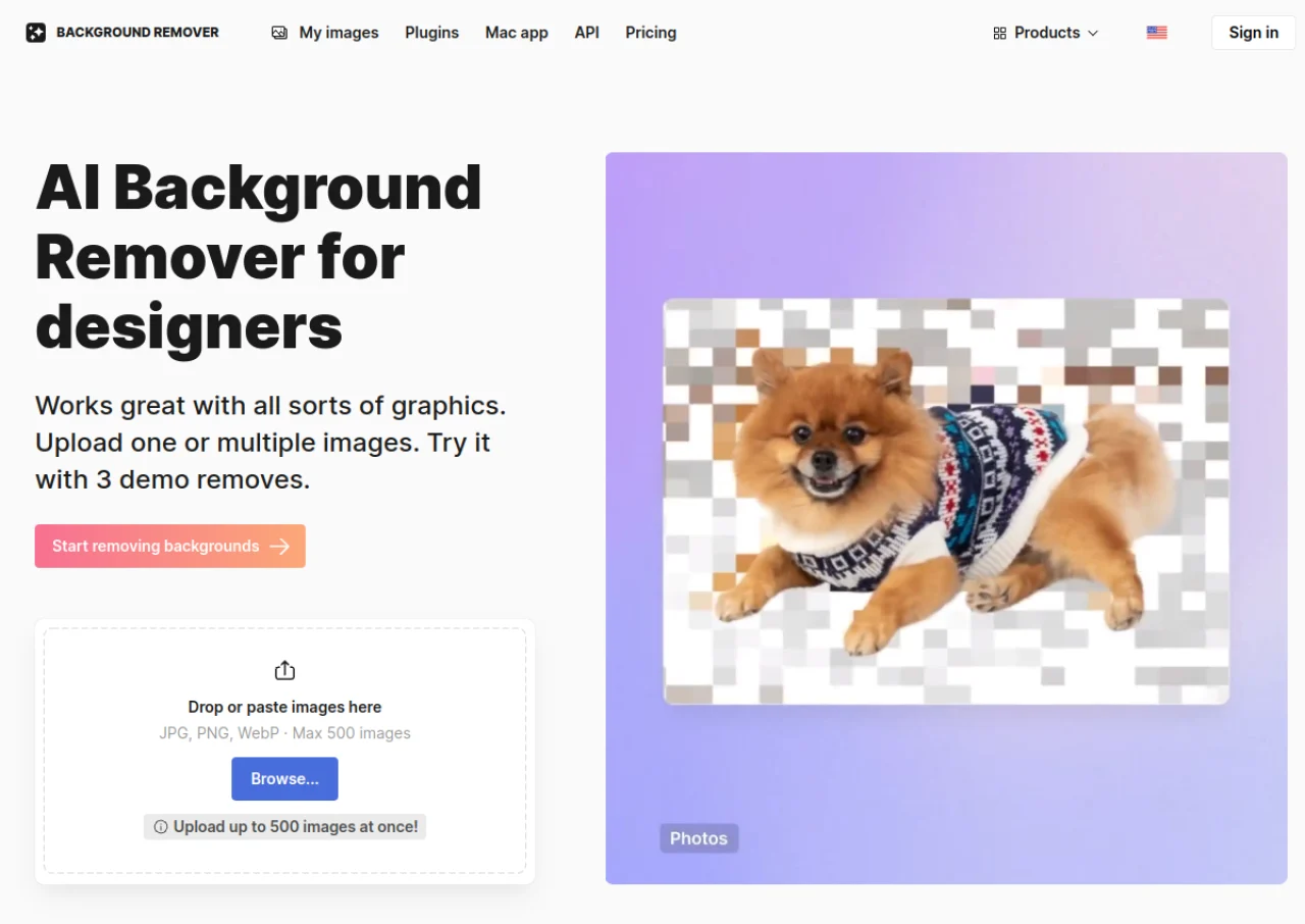 Icons8 Background Remover screenshot