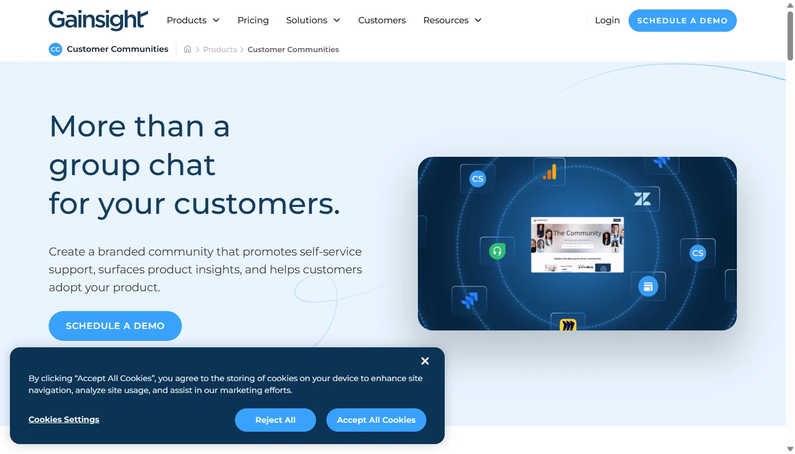 inSided (Gainsight) screenshot