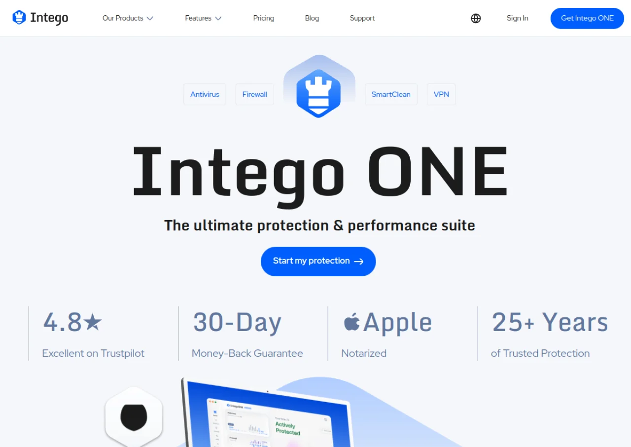 Intego screenshot