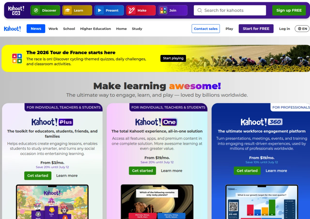 Kahoot! screenshot
