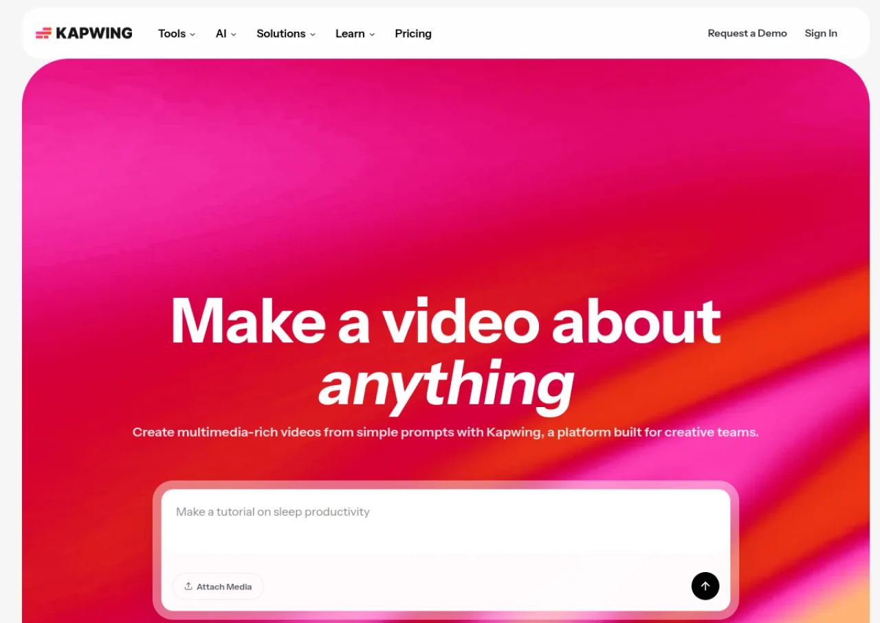 Kapwing screenshot