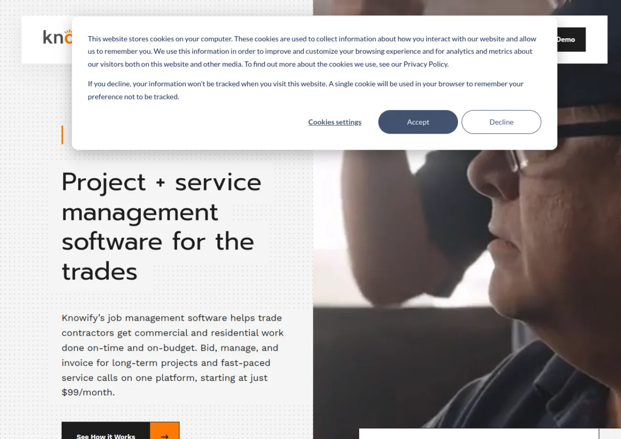 Knowify screenshot