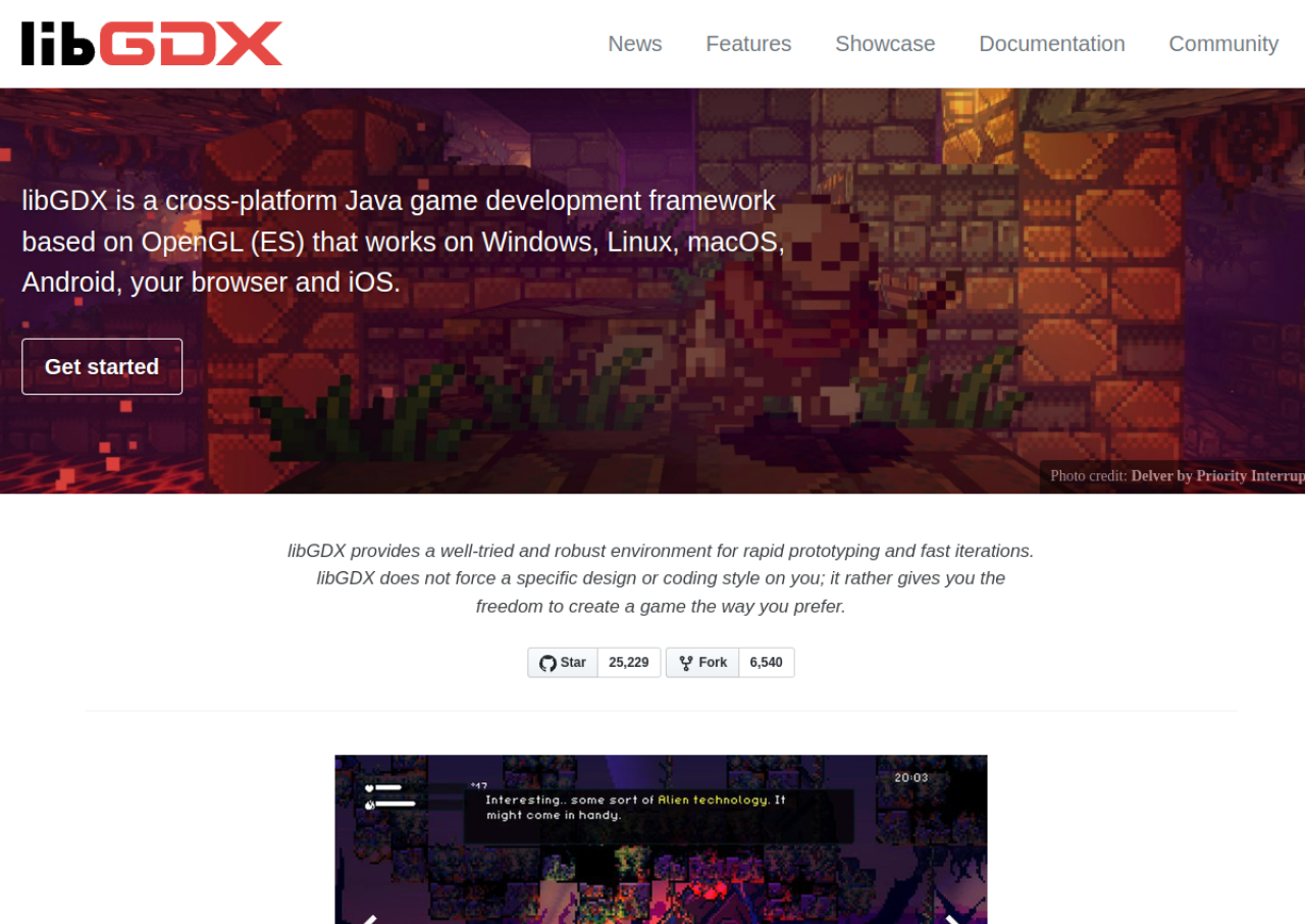 libGDX screenshot
