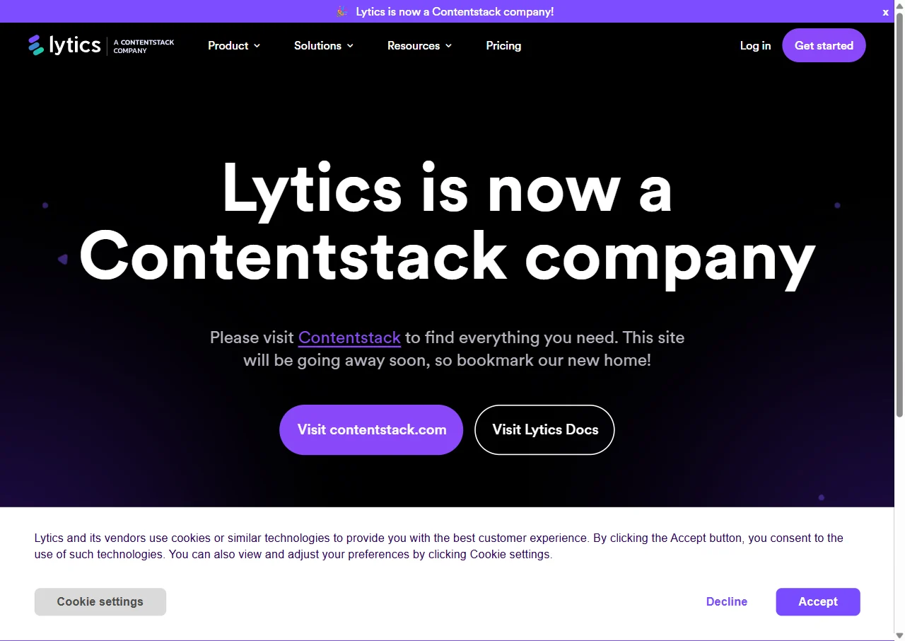 Lytics screenshot