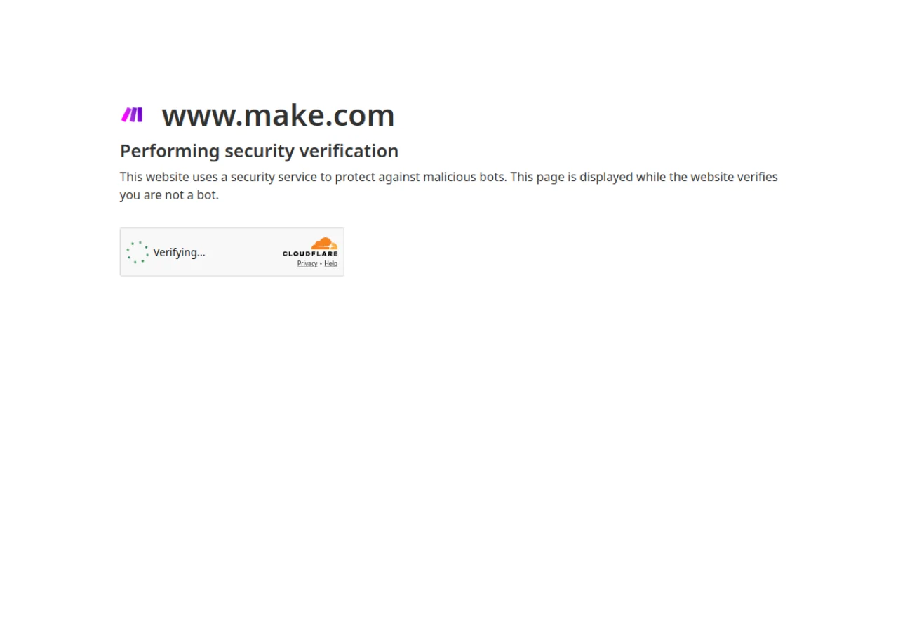 Make (Integromat) screenshot