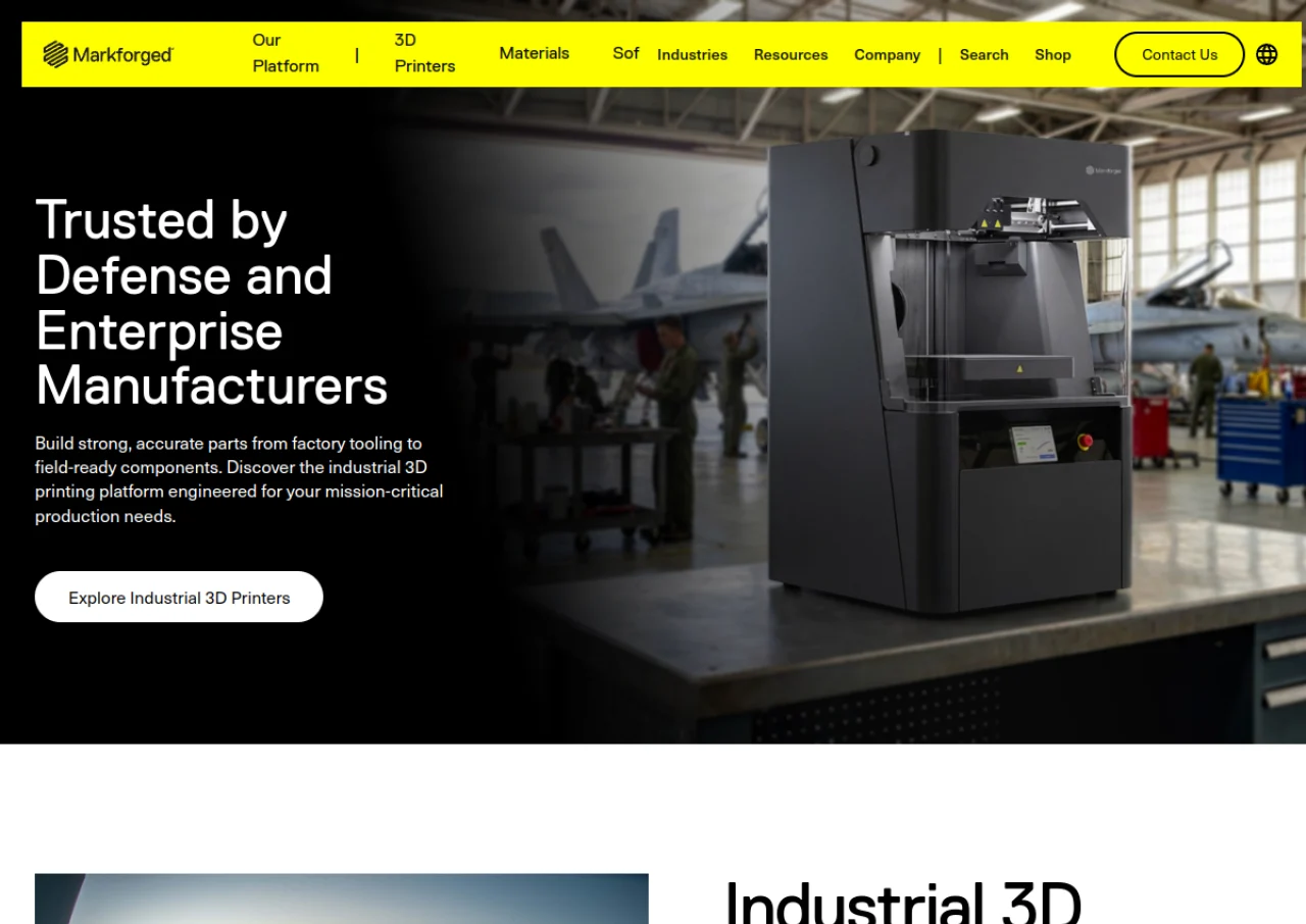 Markforged screenshot