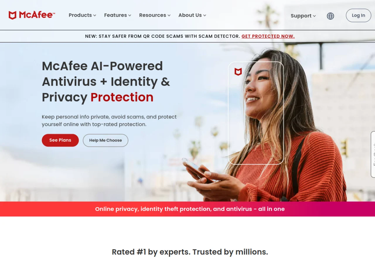 McAfee screenshot
