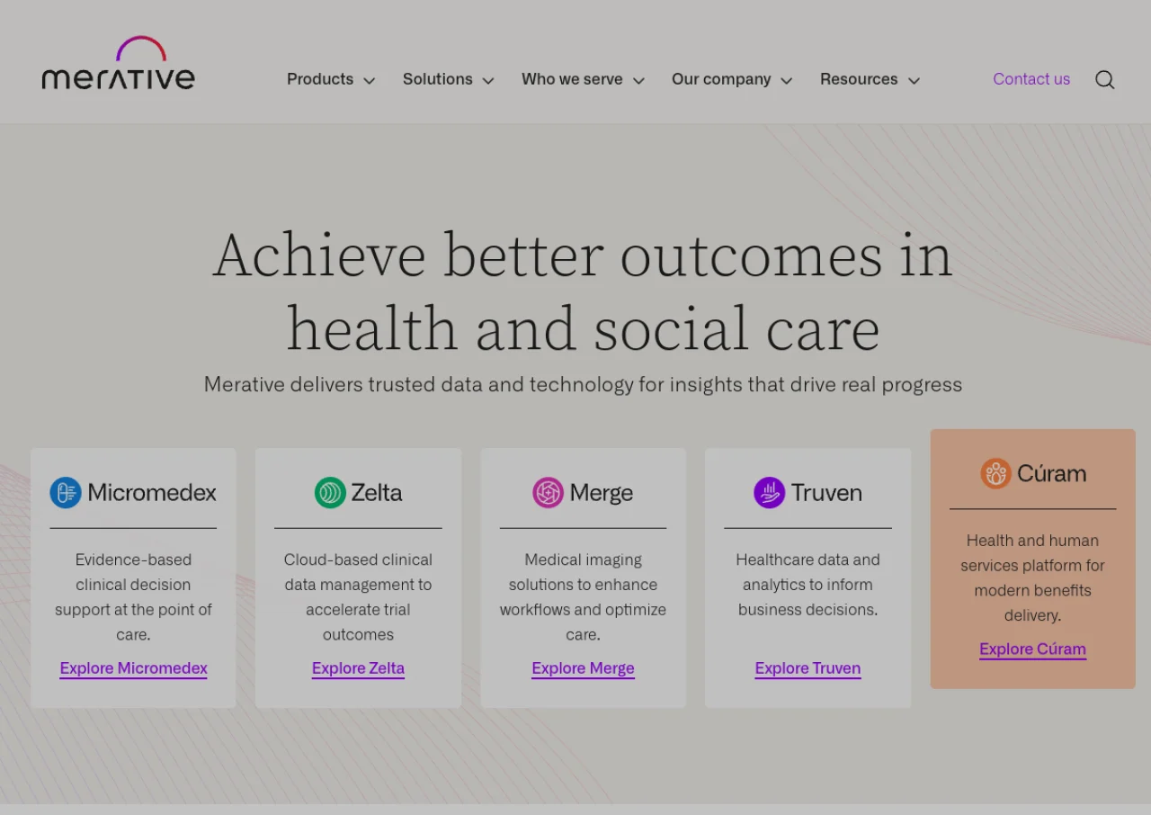 Merative (IBM Watson Health) screenshot