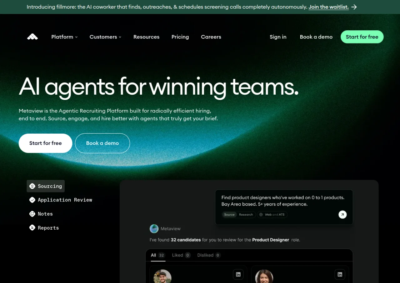 Metaview screenshot