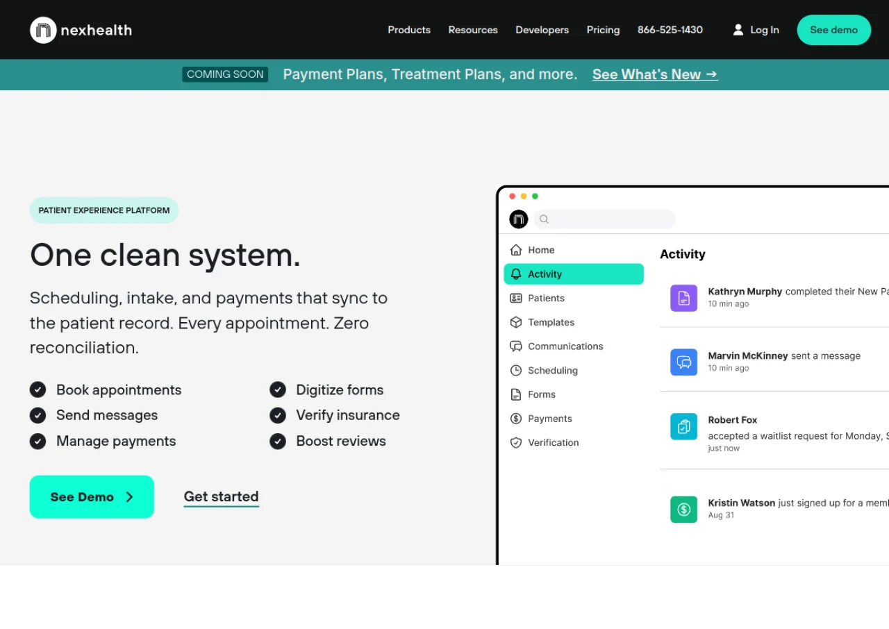 NexHealth screenshot