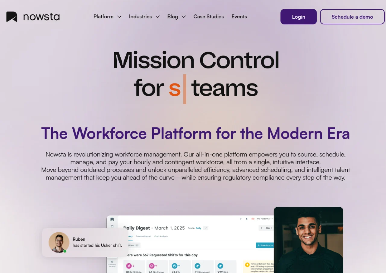 Nowsta screenshot