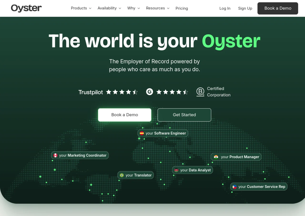 Oyster screenshot