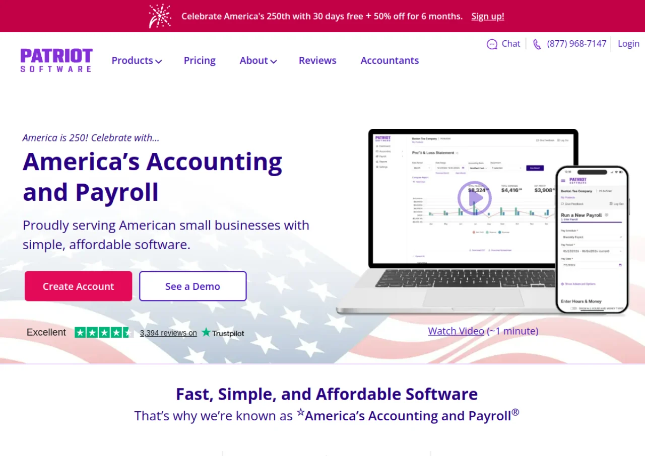 Patriot Software screenshot