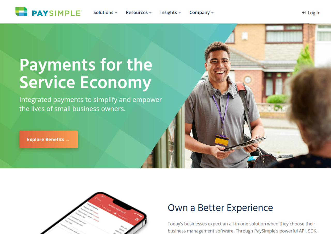PaySimple screenshot